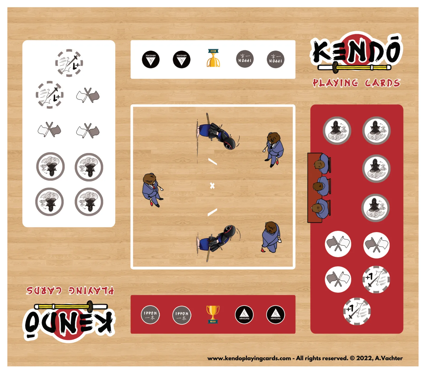 Eredeti Kendo Playing Cards játéklap
